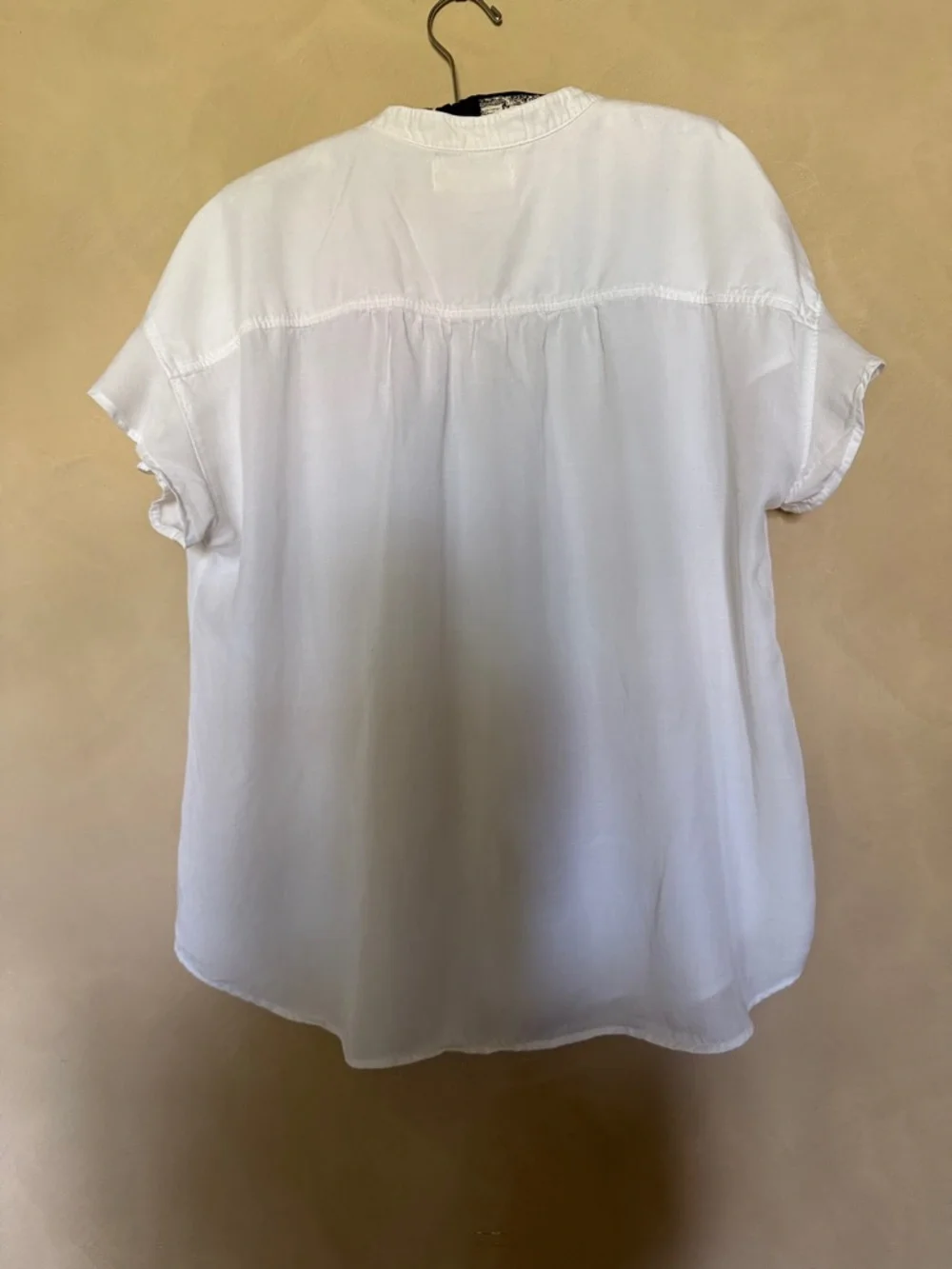 Cloth & Stone white Lyocell Button-down Shirt Tunic Size X - Large - Picture 4 of 5
